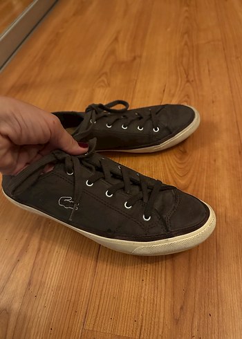 Kahverengi Bağcıklı Kadın Sneakers