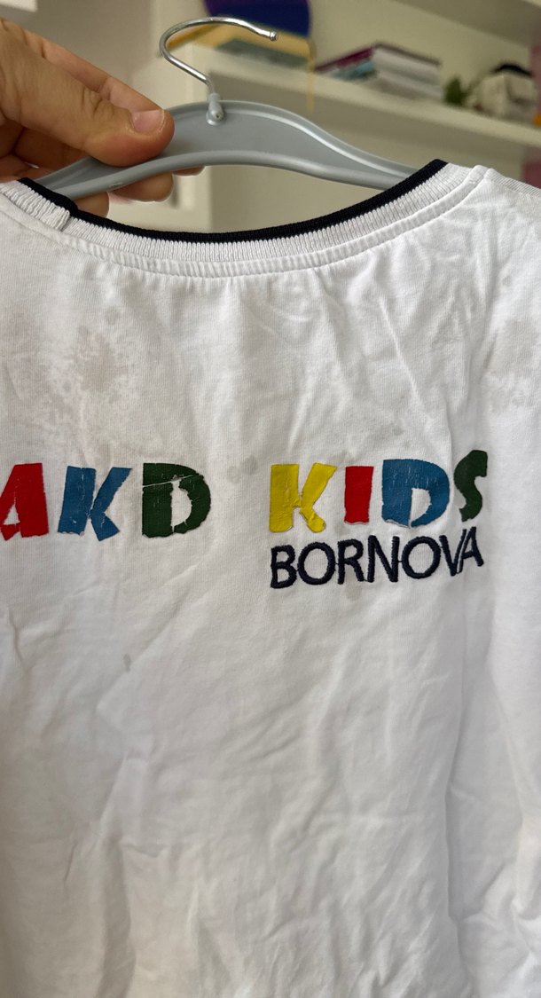 Akd kids Beyaz Baskılı Uzun Kollu Çocuk Atlet - Görsel 2