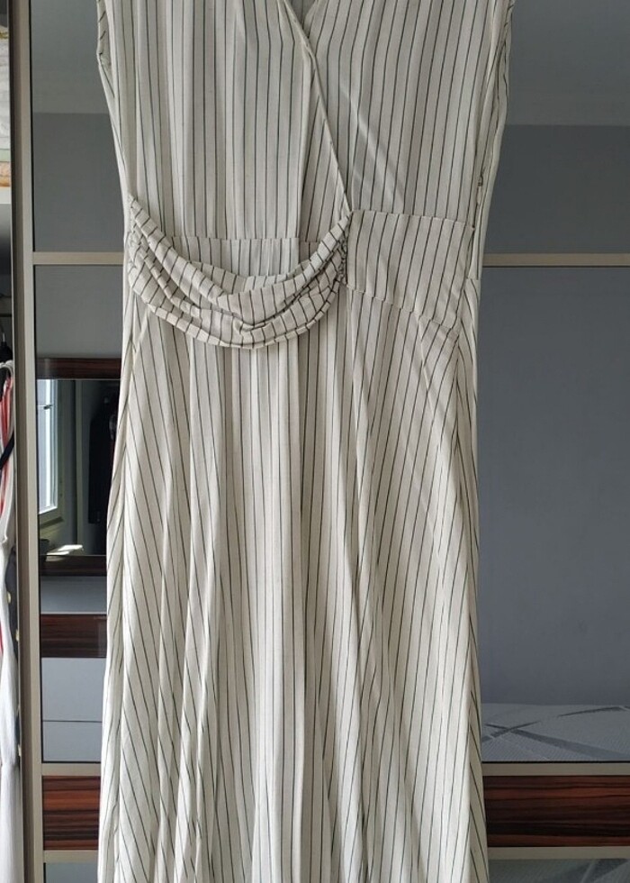 Bayan günlük keten elbise  - Görsel 2