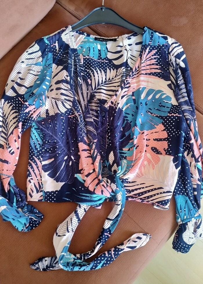 Bağlamalı gömlek  - Görsel 3