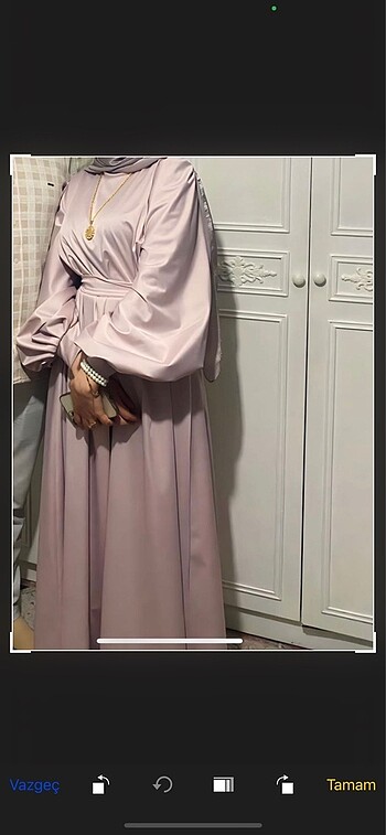 l Beden pembe Renk Abiye elbise