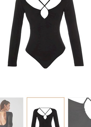 V Yaka Siyah Body - Görsel 2