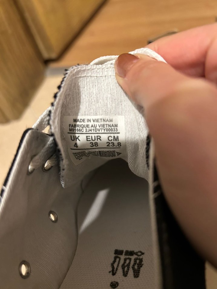 Siyah Converse Kadın Spor Ayakkabı - Görsel 2