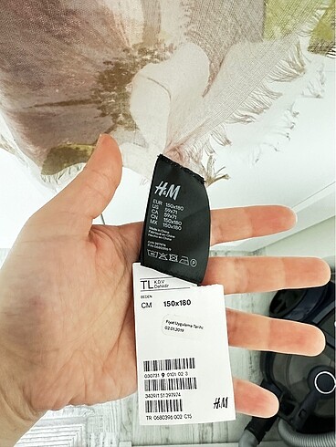  Beden H&M marka ince kumaş şal