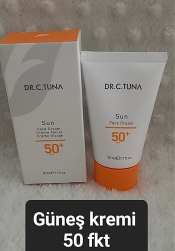 Dr Cevdet Tuna güneş kremi