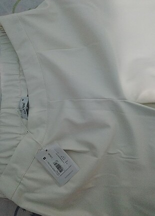 l Beden beyaz Renk Deri pantolon hooopstore 