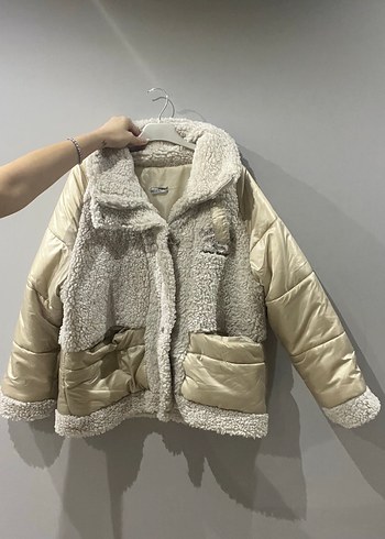 Dior Kadın Beyaz Bohem Midi Kürklü Ceket