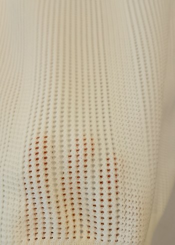 Erkek Beyaz Örgü Polo Yaka Tişört - Görsel 6