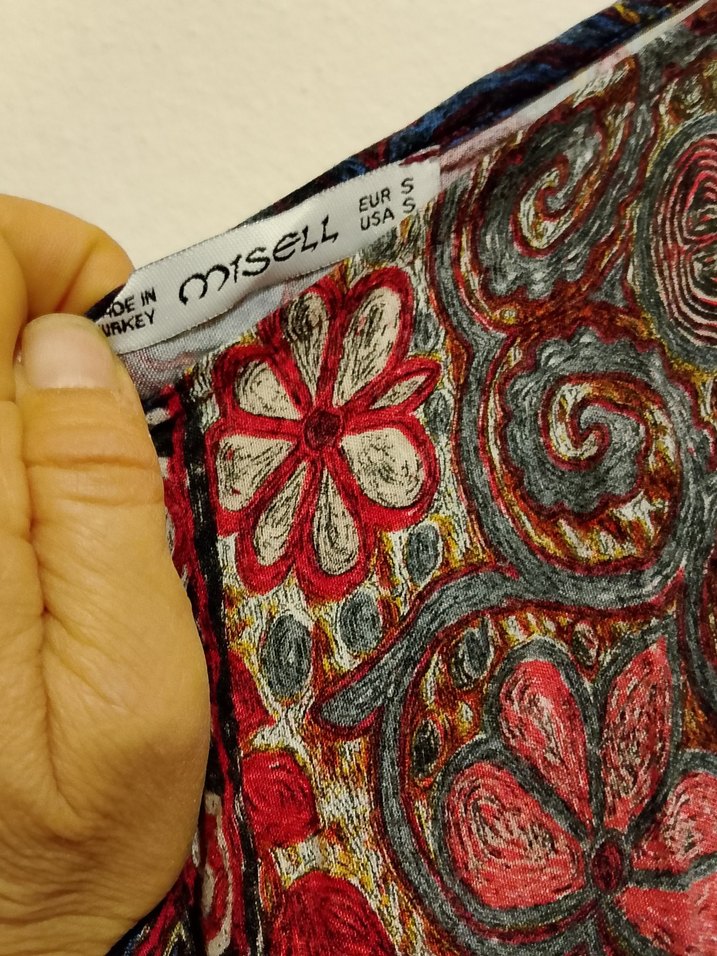 Bohem Çok Renkli Uzun Askılı Elbise - Görsel 4