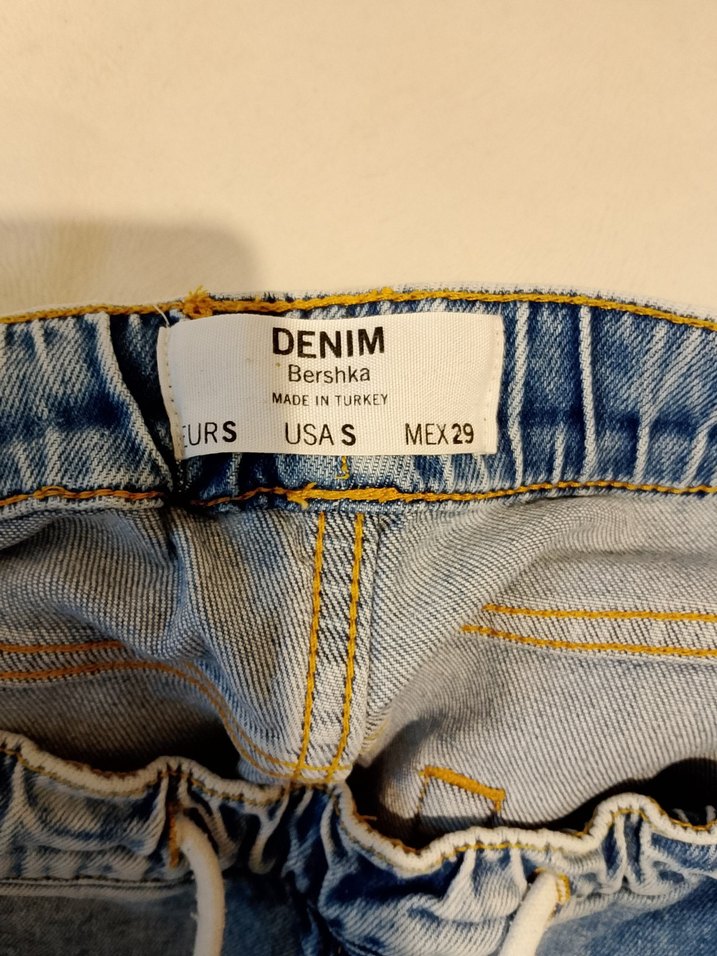 Kadın Gri Bol Kesim Midi Kot Pantolon - Görsel 4