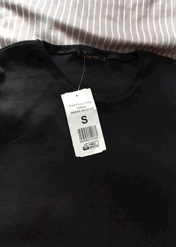 Siyah Uzun Kollu Midi Keten Elbise - Görsel 9