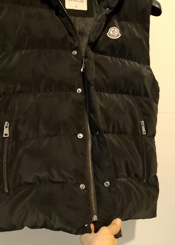 Düğmeli Siyah Erkek Yelek, Yüksek Yakalı - Görsel 4