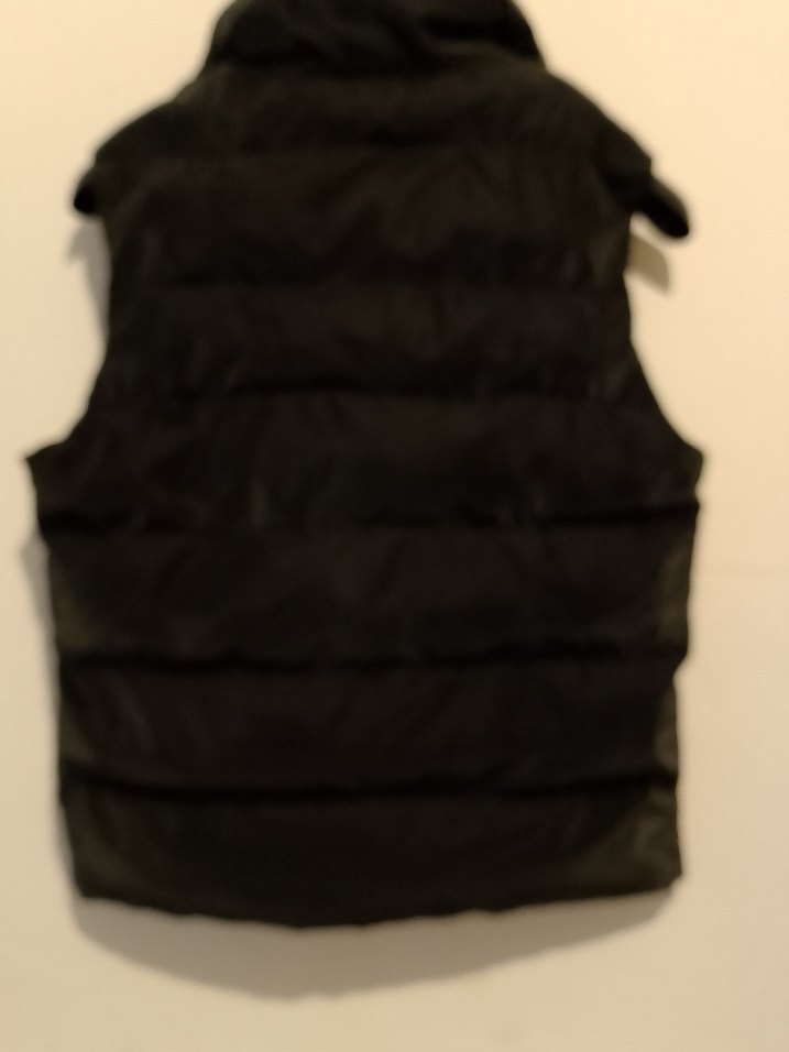 Düğmeli Siyah Erkek Yelek, Yüksek Yakalı - Görsel 2