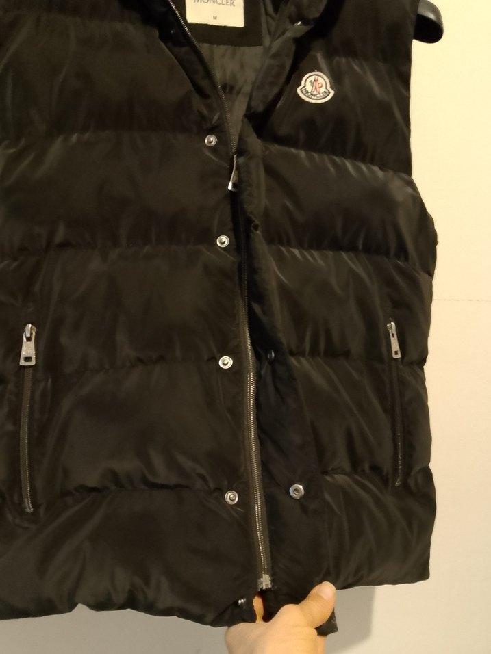 Düğmeli Siyah Erkek Yelek, Yüksek Yakalı - Görsel 4