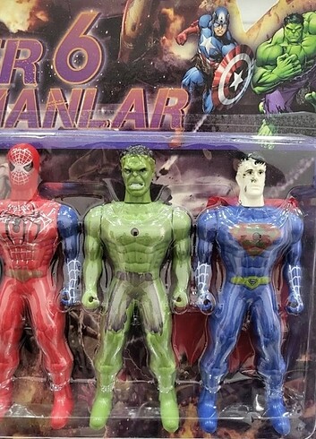 OYUNCAK 6lı SÜPER KAHRAMAN