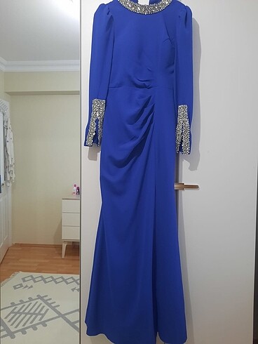 Diğer Saks mavisi abiye