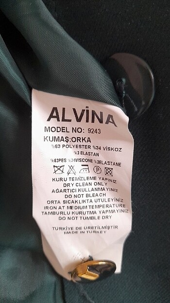 Alvina manto eşarp takım - Görsel 8