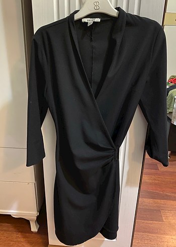 Siyah ince uzun blazer