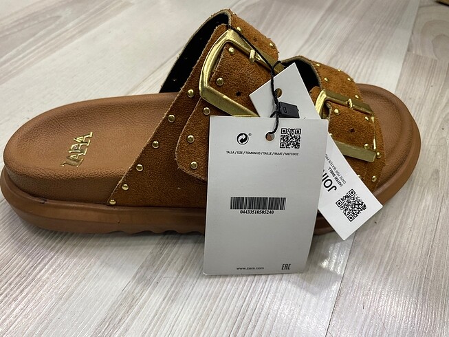 39 Beden Zara yazlık terlik
