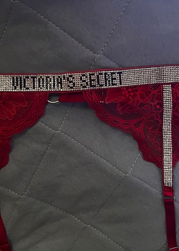 Kırmızı taşlı jartiyer - Görsel 3