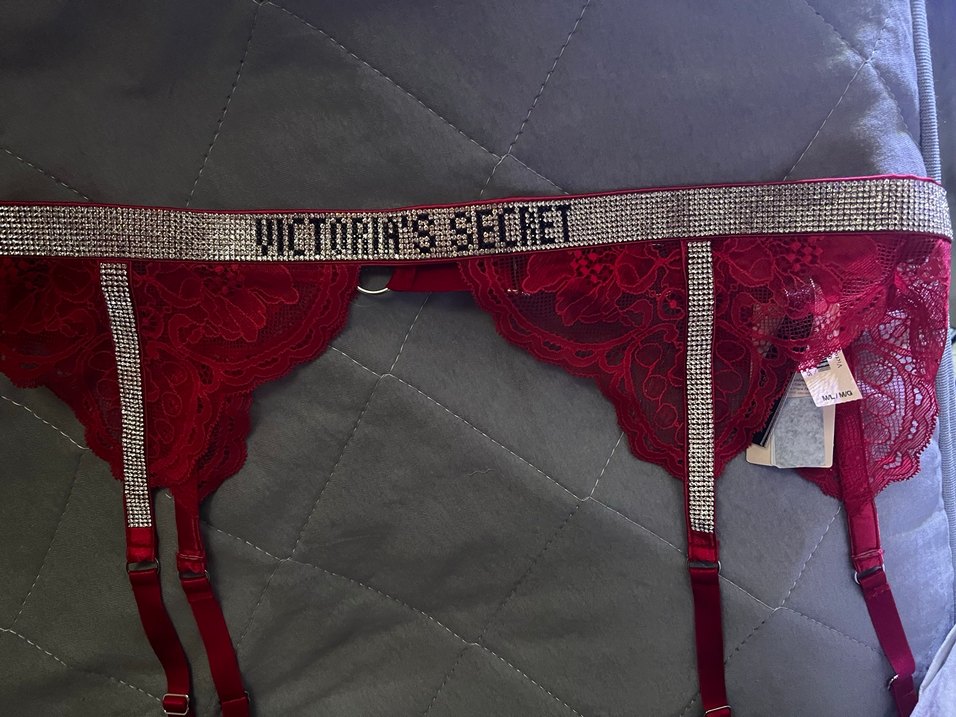 Kırmızı taşlı jartiyer - Görsel 3