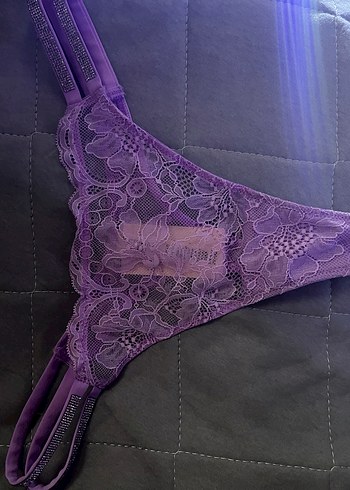 Pastel Mor Dantel Kadın Külot - Görsel 4