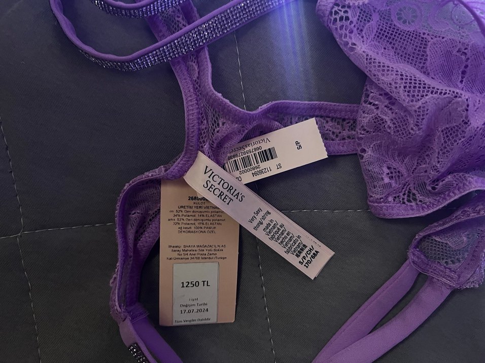 Pastel Mor Dantel Kadın Külot - Görsel 5