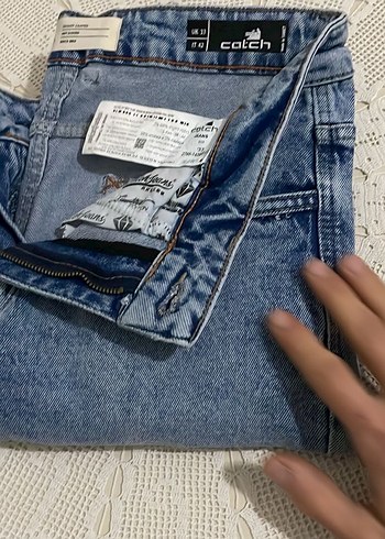 Gri Düz Kesim Kot Pantolon - Görsel 3