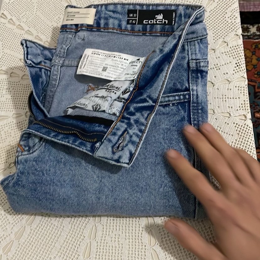 Gri Düz Kesim Kot Pantolon - Görsel 3