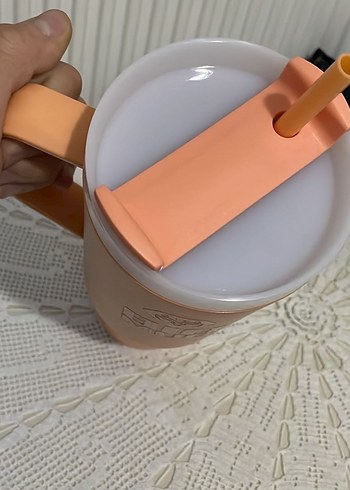 Bej Renkli Büyük Kulplu Bardak - Görsel 3