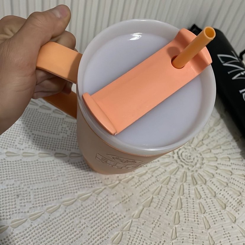 Bej Renkli Büyük Kulplu Bardak - Görsel 3