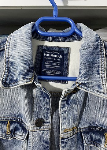 Bol Kesim Gri Denim Ceket - Görsel 3