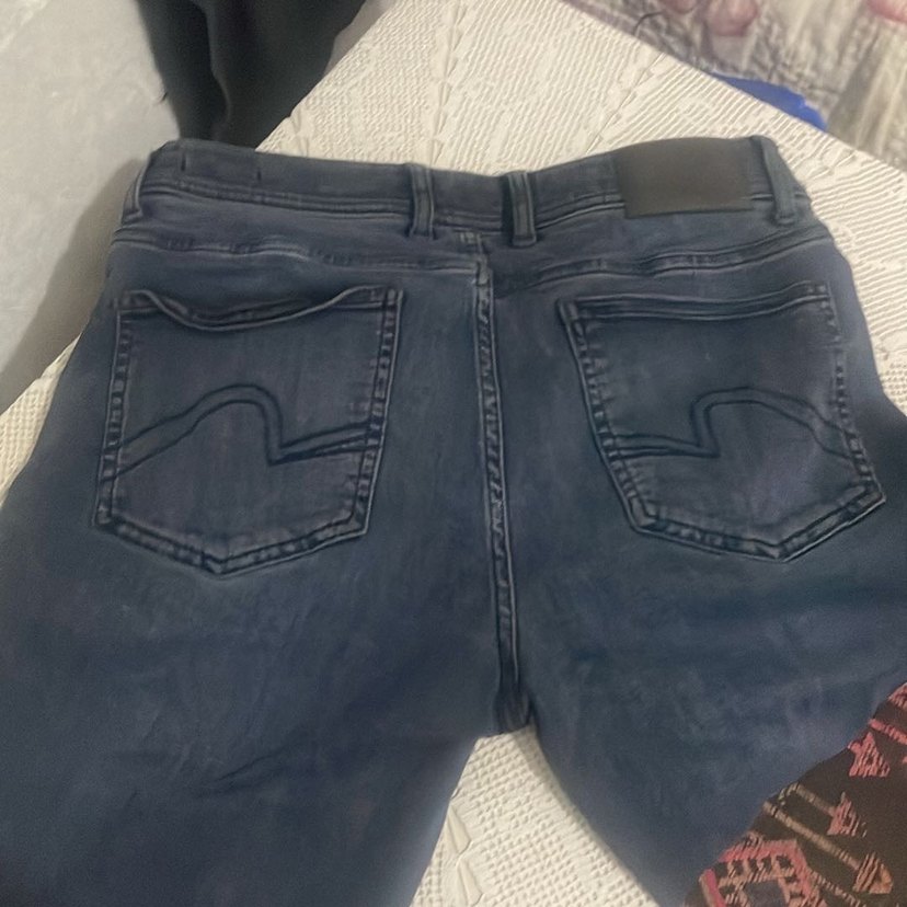 Gri Regular Fit Erkek Kot Pantolon - Görsel 3