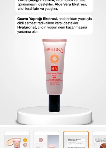 SPF 30 Güneş Koruyucu BB Krem 30ml - Görsel 3
