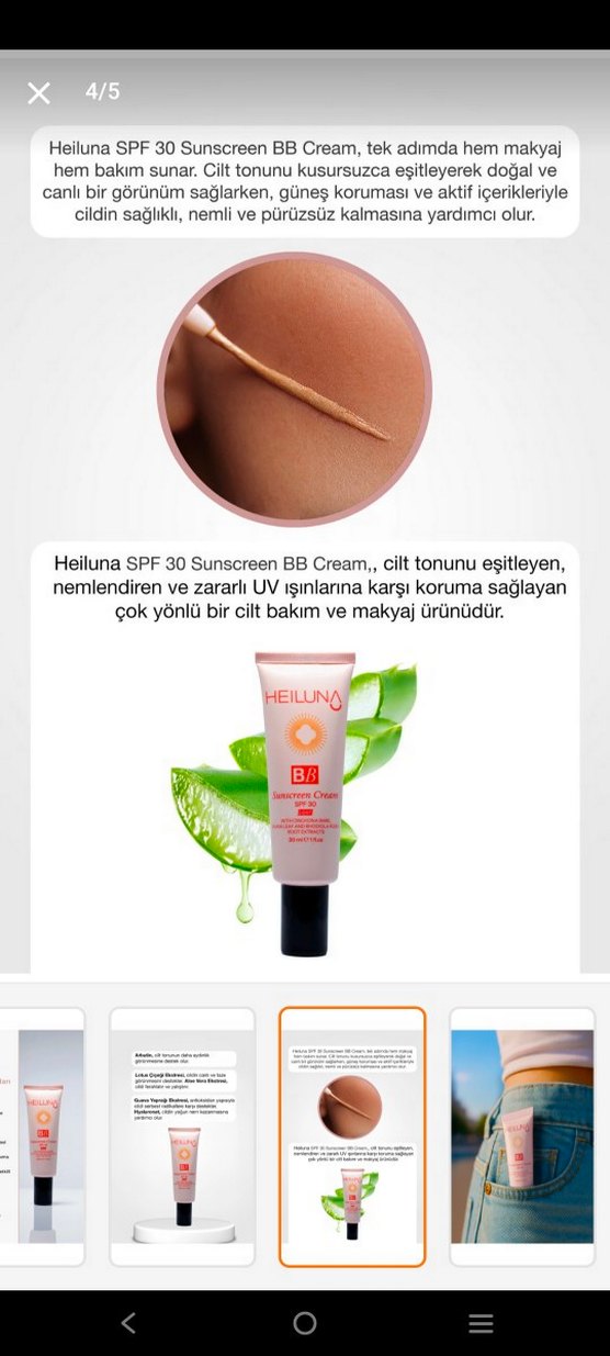 SPF 30 Güneş Koruyucu BB Krem 30ml - Görsel 2