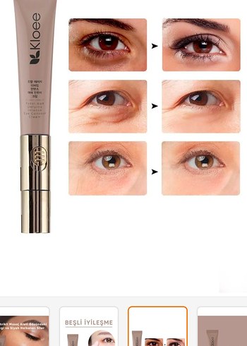 Göz Altı Morluklarına Masajlı Göz Kremi 20ML - Görsel 5