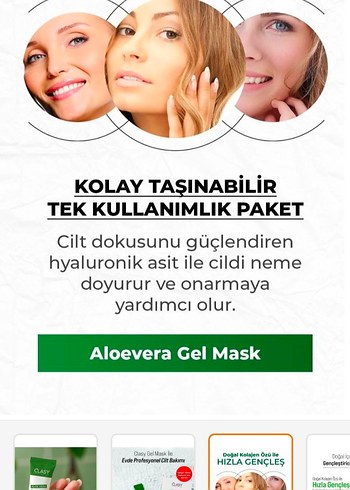 Clasy Jel Maske Orijinal Cilt bakım maskesi - Görsel 2