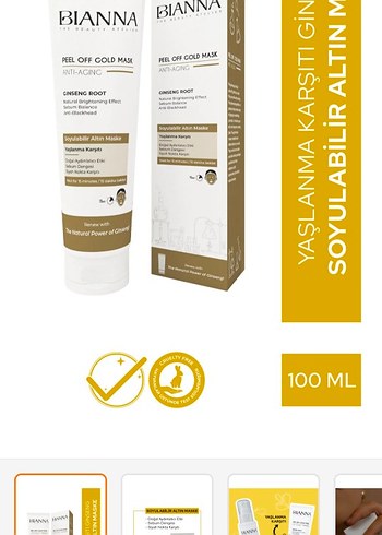 Goldbia Kolajen Yüz Maskesi - Görsel 3