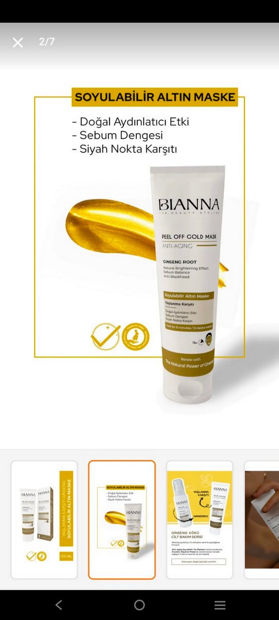 Goldbia Kolajen Yüz Maskesi - Görsel 2