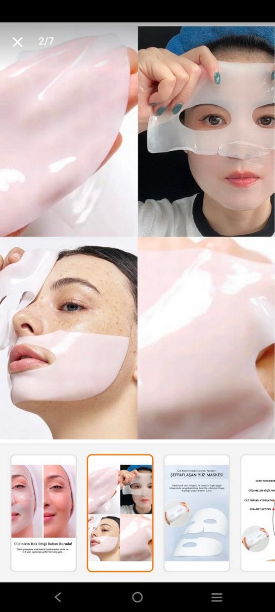 Şeffaflaşan Yüz Maskesi - Görsel 2