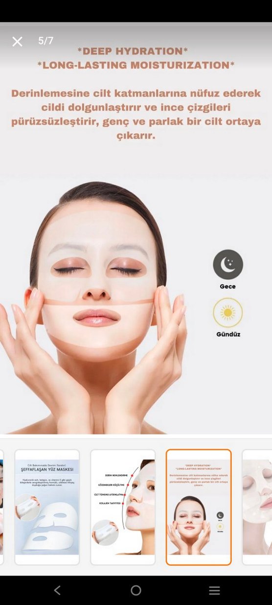 Şeffaflaşan Yüz Maskesi - Görsel 3