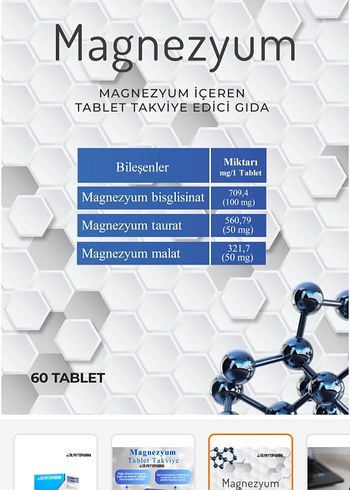Dr. Phytopharma Magnezyum MG 60 Tablet - Görsel 3