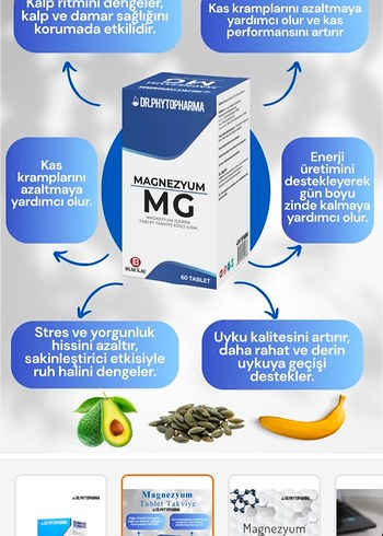 Dr. Phytopharma Magnezyum MG 60 Tablet - Görsel 2