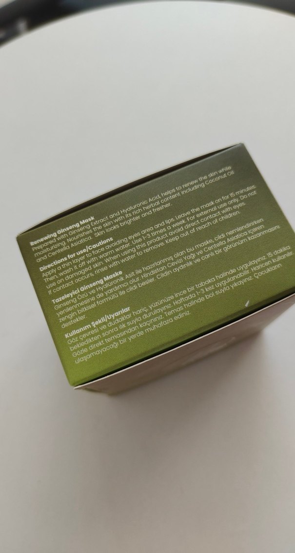 Cosmogenesis Labs Yenileyici Ginseng Maskesi 50 ml - Görsel 5