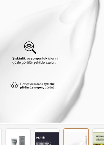 Peptit Göz Çevresi Kremi 12ML - Görsel 3