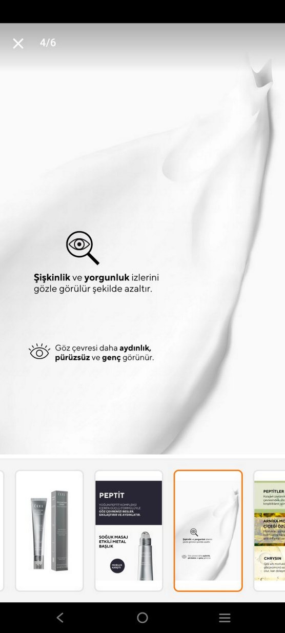 Peptit Göz Çevresi Kremi 12ML - Görsel 3