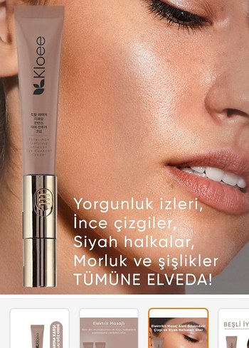 Göz Altı Morluklarına Elektrik Masajlı Göz Kremi 20ML - Görsel 3