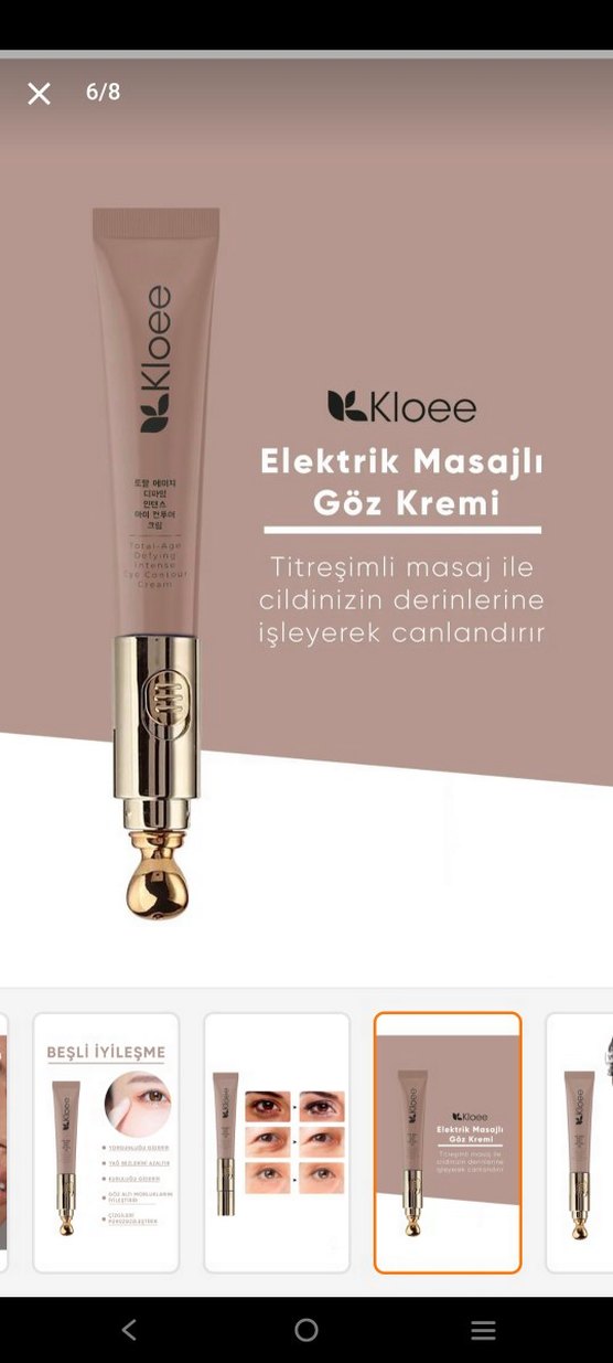 Göz Altı Morluklarına Elektrik Masajlı Göz Kremi 20ML - Görsel 5