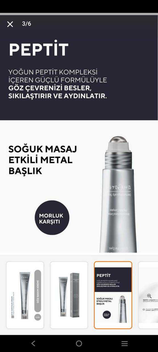 Peptit Etkili Göz Çevresi Kremi 12 ml - Görsel 2