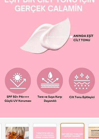 CEEL Ton Eşitleyici Pembe Güneş Kremi SPF50 50ml - Görsel 4